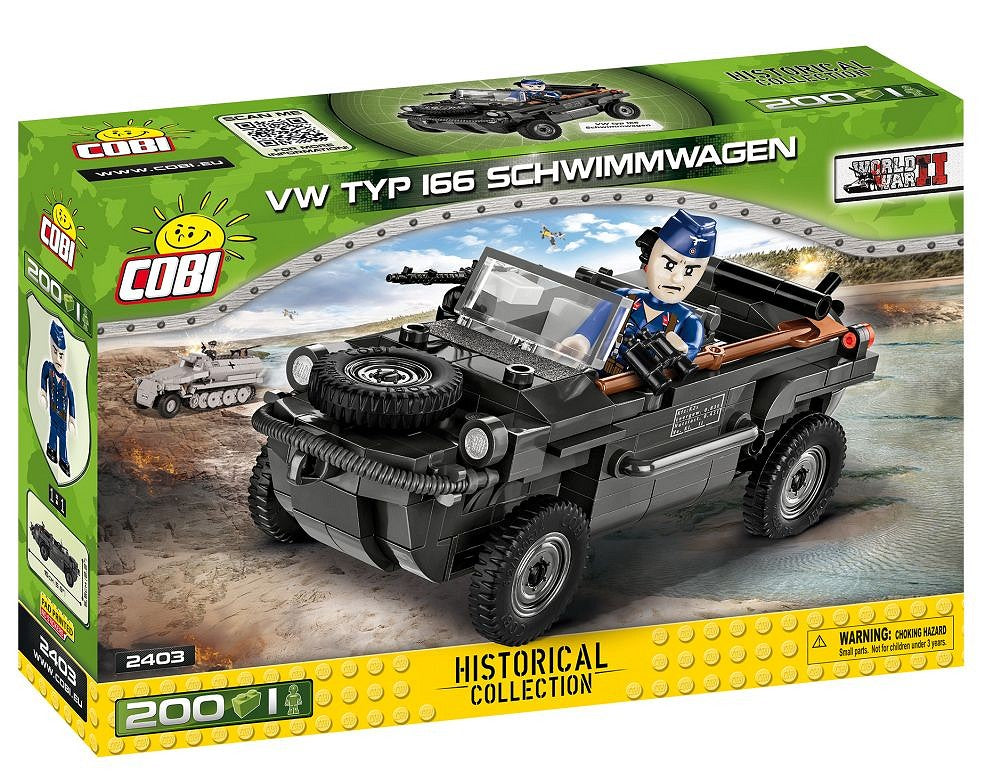 2403 COBI Historical Collection - World War II - VW Typ 166 Schwimmwagen