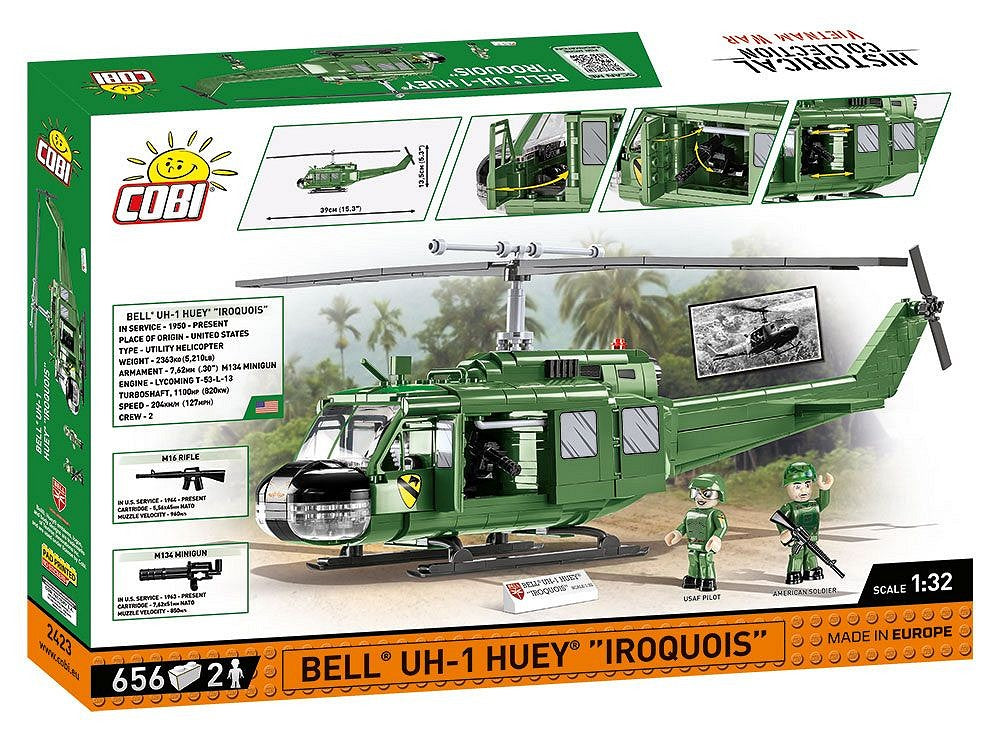 2423 COBI Historical Collection - Vietnam War - Bell UH-1 Huey Iroquois