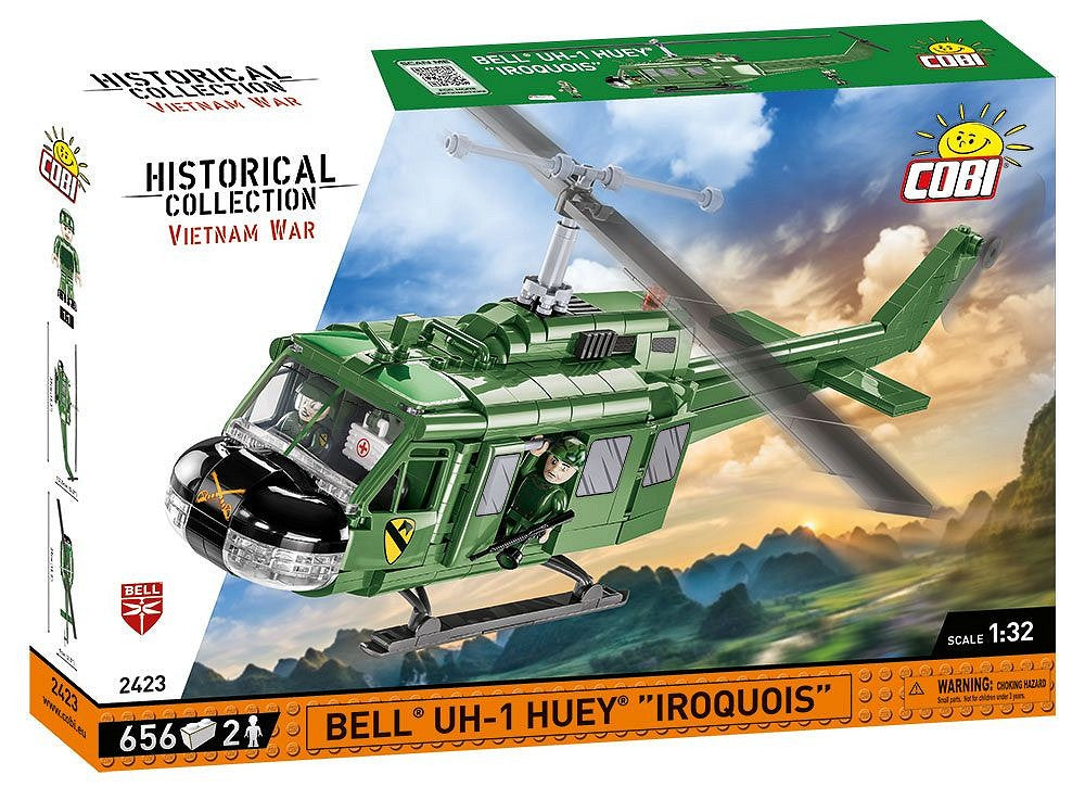 2423 COBI Historical Collection - Vietnam War - Bell UH-1 Huey Iroquois