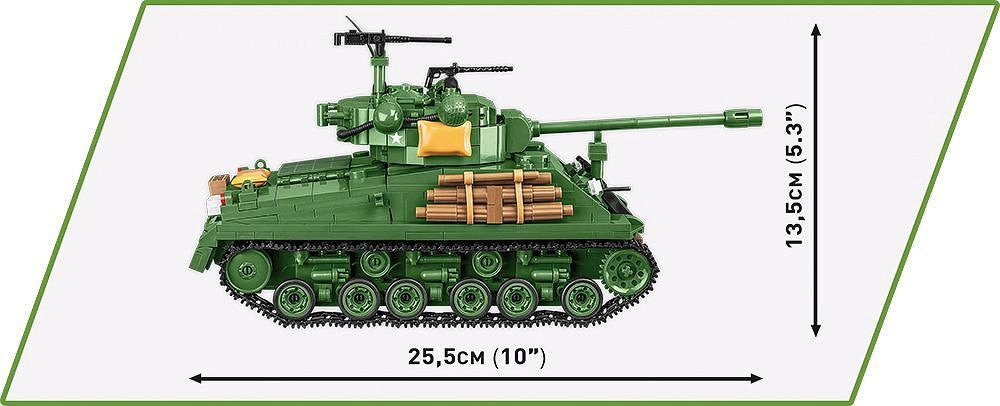 2533 COBI Historical Collection - World War II - M4A3E8 Sherman Easy Eight