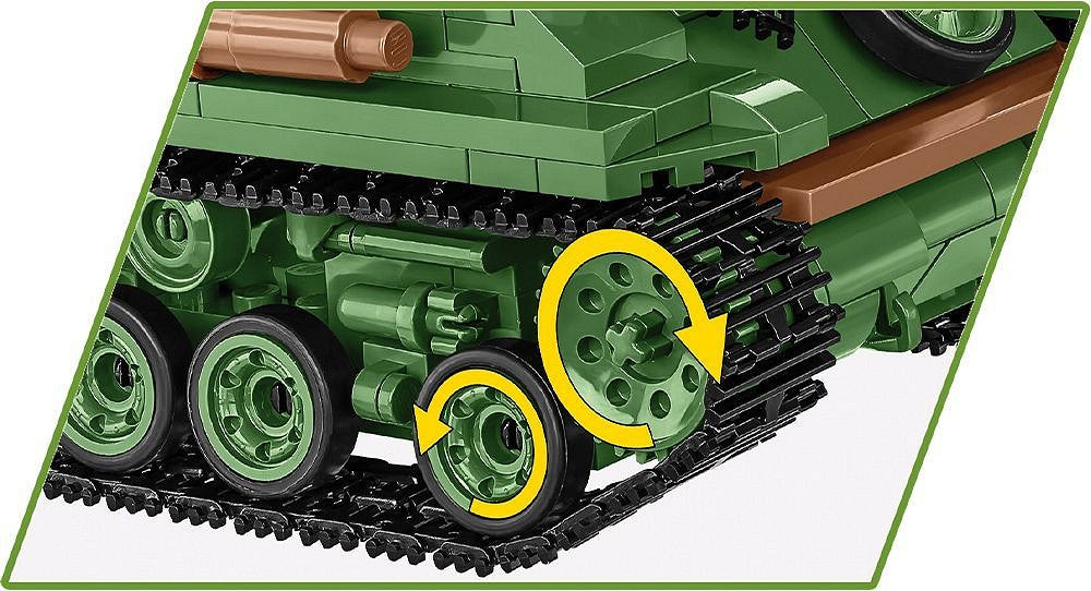 2533 COBI Historical Collection - World War II - M4A3E8 Sherman Easy Eight