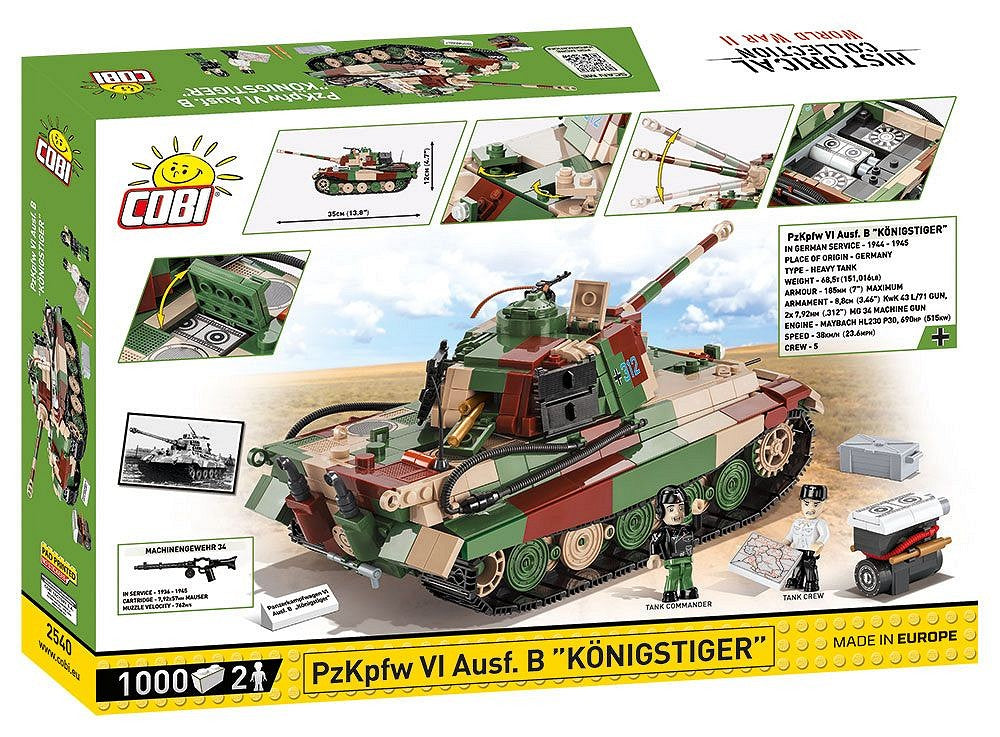 2540 COBI Historical Collection - World War II - Panzerkampfwagen VI Ausf. B Königstiger