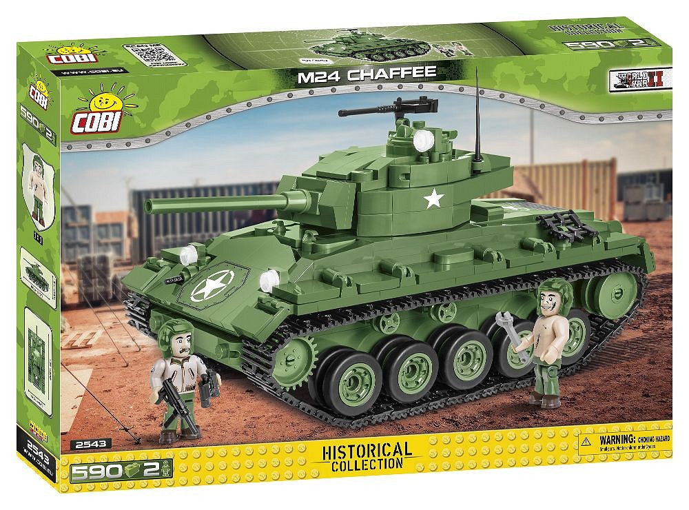 2543 COBI Historical Collection - World War II - M24 Chaffee