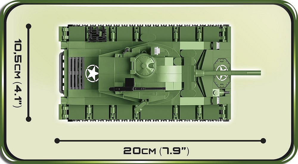 2543 COBI Historical Collection - World War II - M24 Chaffee