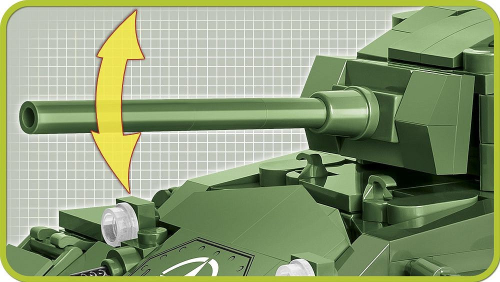 2543 COBI Historical Collection - World War II - M24 Chaffee