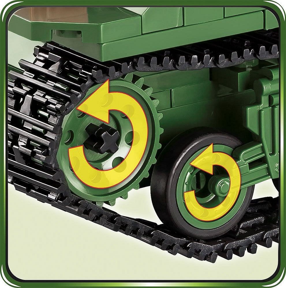 2550 COBI Historical Collection - World War II - Sherman M4A3E2 Jumbo