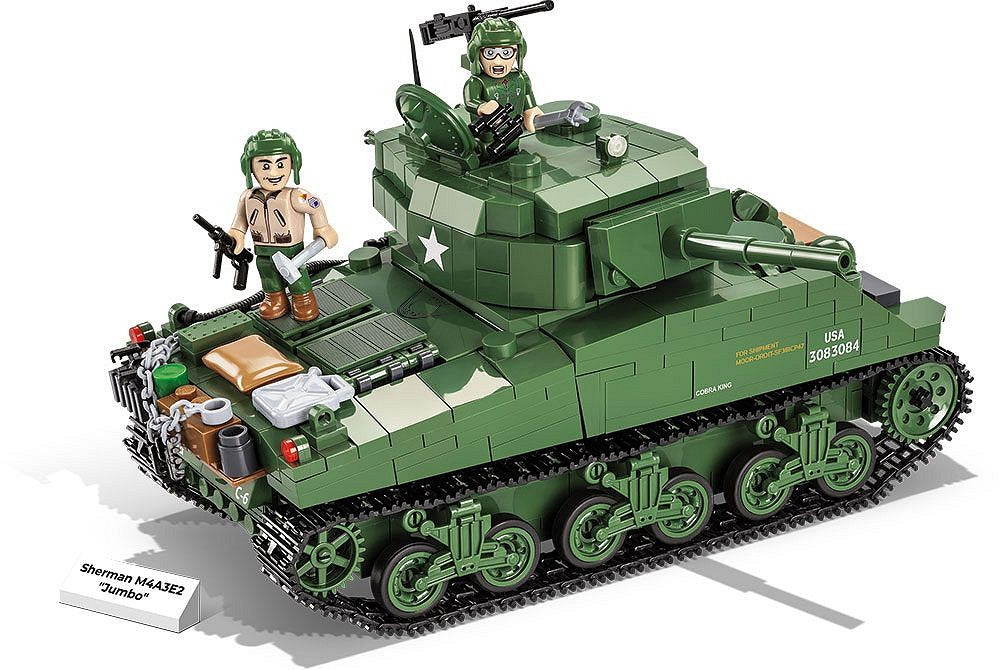 2550 COBI Historical Collection - World War II - Sherman M4A3E2 Jumbo