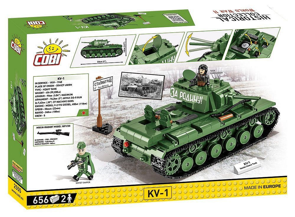 2555 COBI Historical Collection - World War II - KV-1