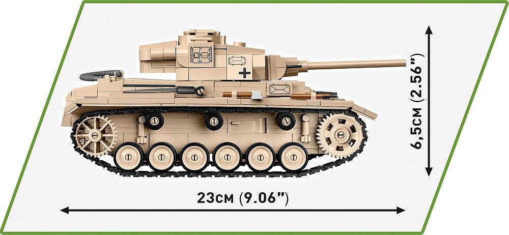 2562 COBI Historical Collection - World War II - Panzer III Ausf. J