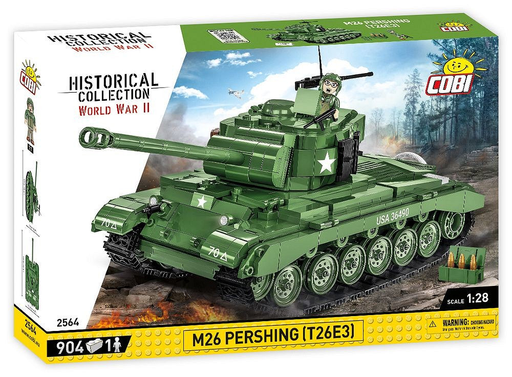 2564 COBI Historical Collection - World War II - M26 Pershing T26E3
