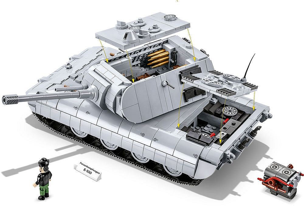 2572 COBI Historical Collection - World War II - Panzerkampfwagen E-100