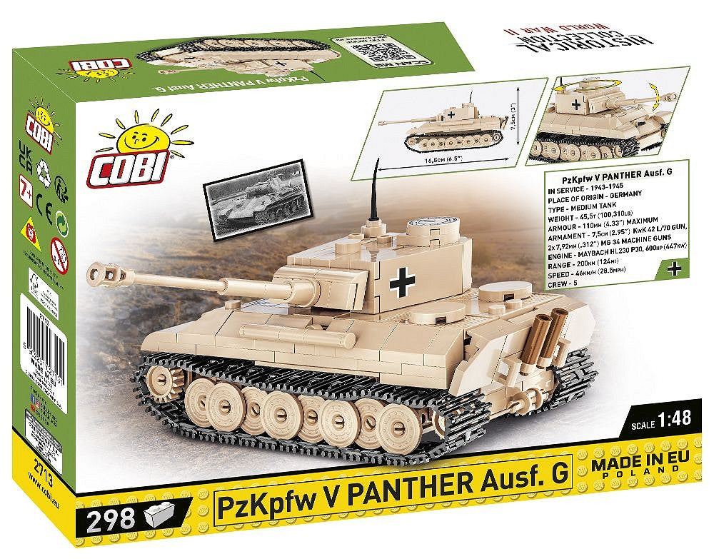 2713 COBI Historical Collection - World War II - PzKpfw V Panther Ausf. G