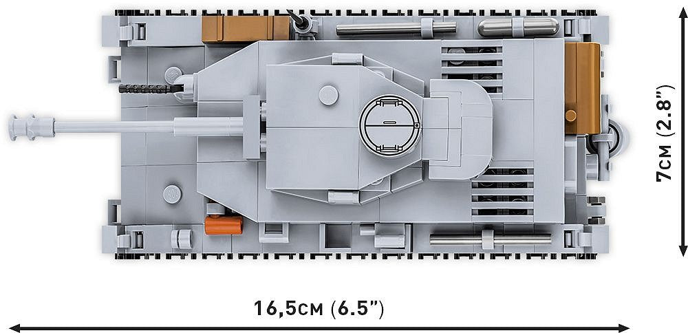 2714 COBI Historical Collection - World War II - Panzer IV Ausf.G