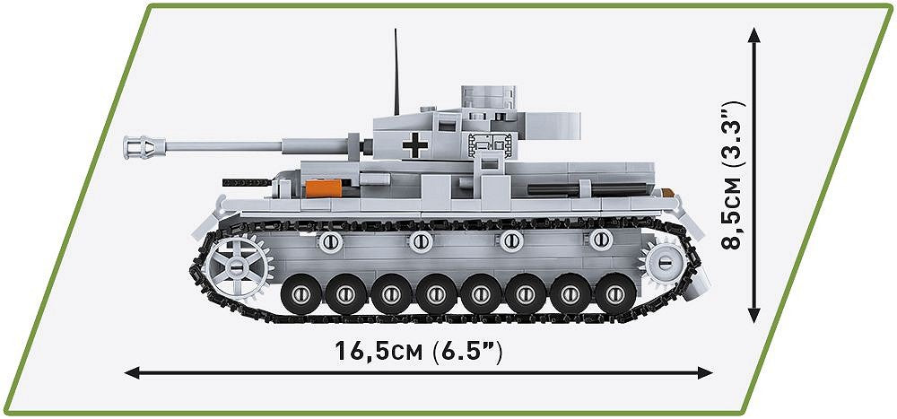 2714 COBI Historical Collection - World War II - Panzer IV Ausf.G