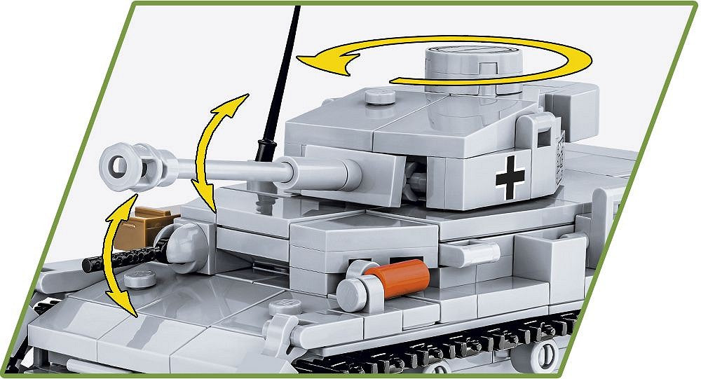 2714 COBI Historical Collection - World War II - Panzer IV Ausf.G