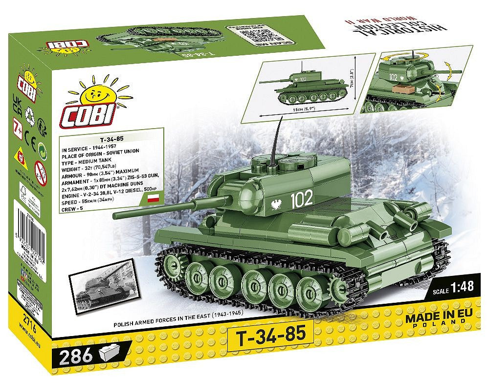 2716 COBI Historical Collection - World War II - T-34-85