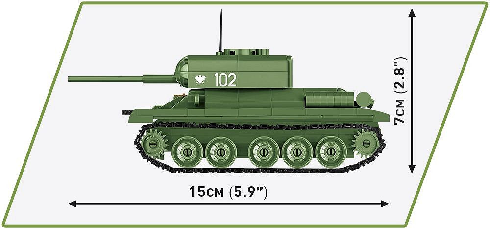2716 COBI Historical Collection - World War II - T-34-85