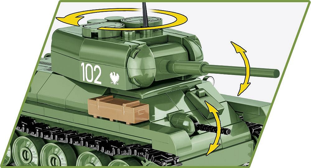 2716 COBI Historical Collection - World War II - T-34-85
