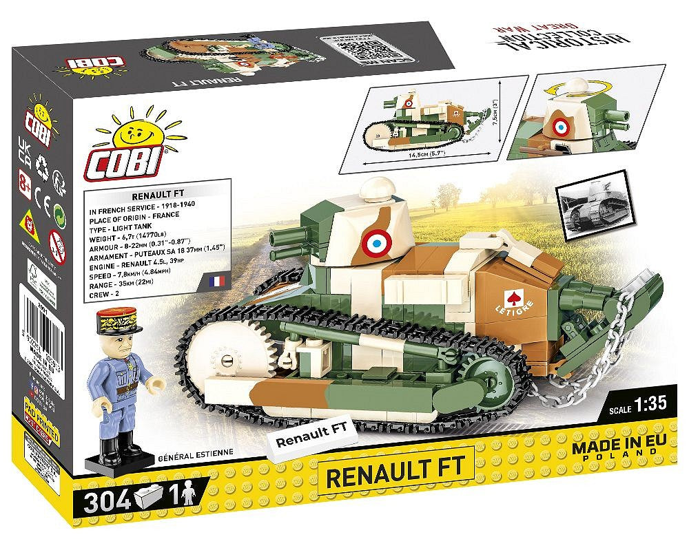2991 COBI Historical Collection - World War I - Renault FT