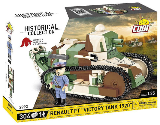 2992 COBI Historical Collection - World War I - Renault FT "Victory Tank 1920"
