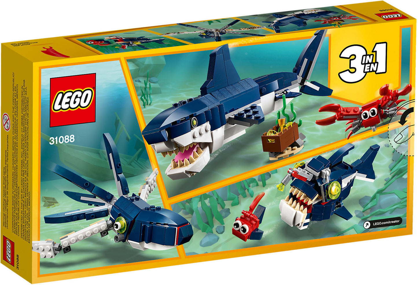 31088 LEGO Creator - Creature Degli Abissi