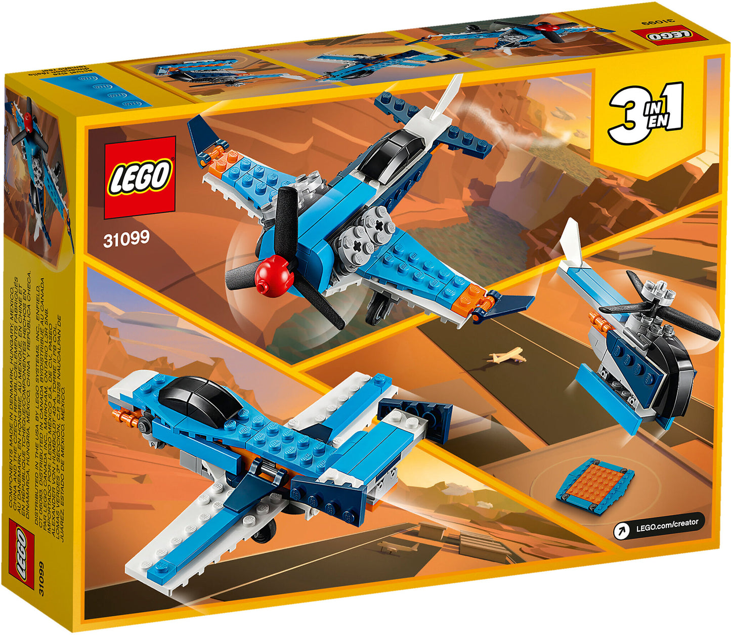 31099 LEGO Creator - Aereo a Elica