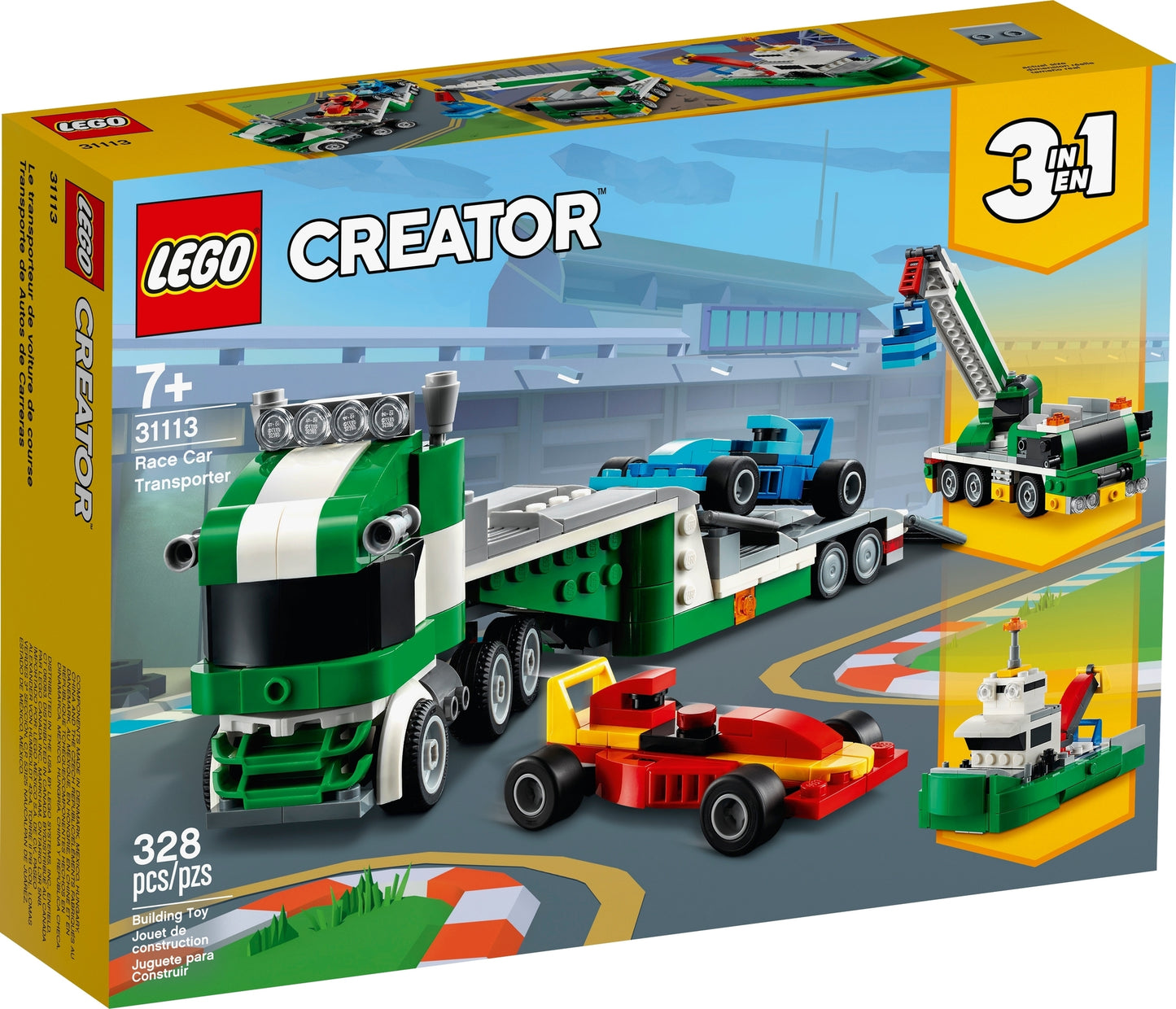 31113 LEGO Creator - Trasportatore di Auto da Corsa