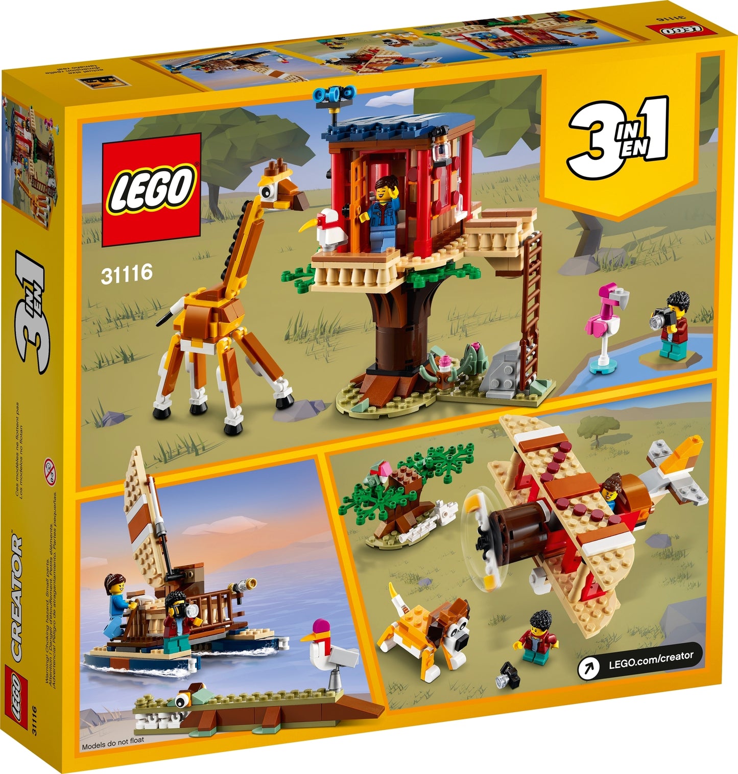 31116 LEGO Creator - Casa sull’Albero del Safari