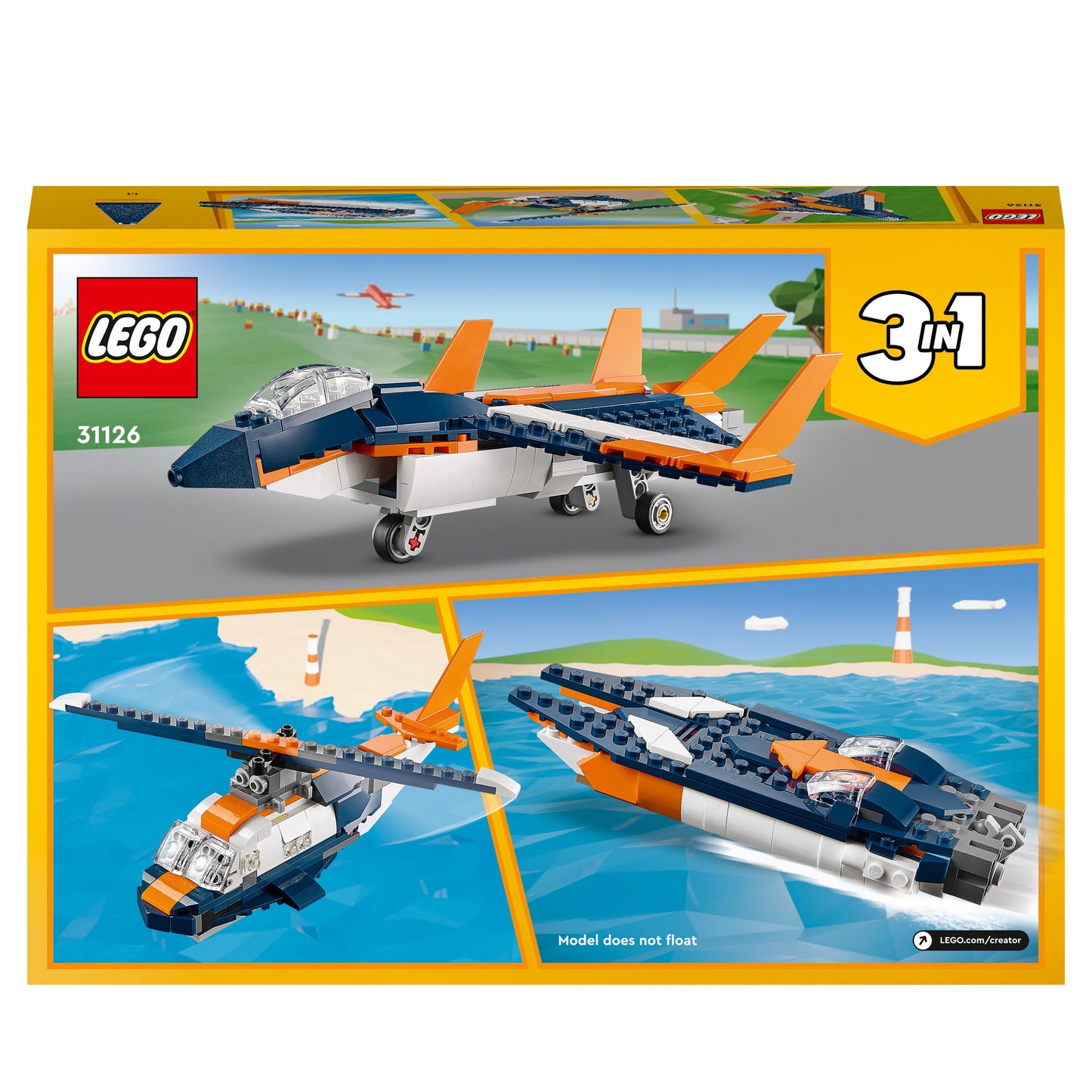 31126 LEGO Creator - Jet supersonico