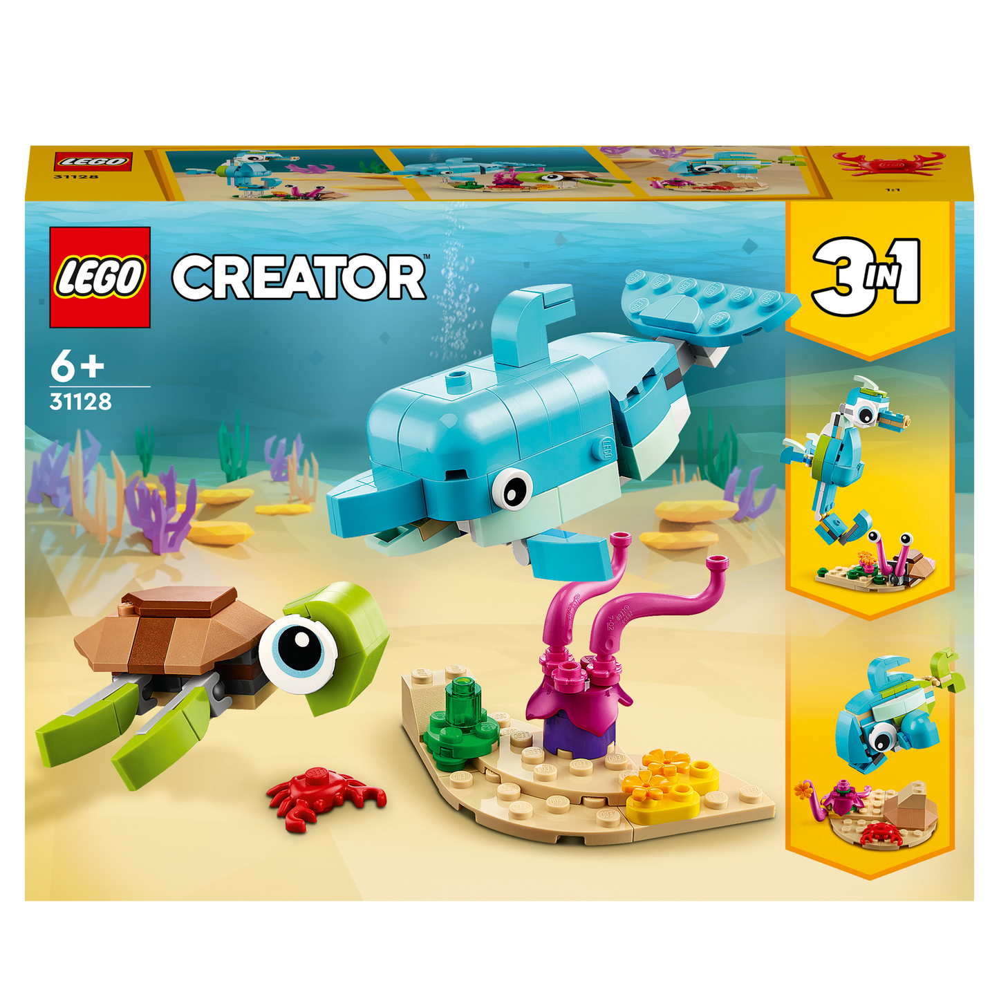 31128 LEGO Creator - Delfino e tartaruga