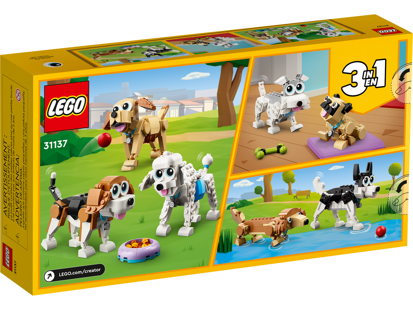 31137 LEGO Creator - Adorabili cagnolini