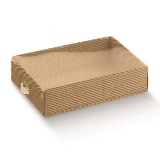 Scatola Cartone DOLCEZZA con coperchio trasparente