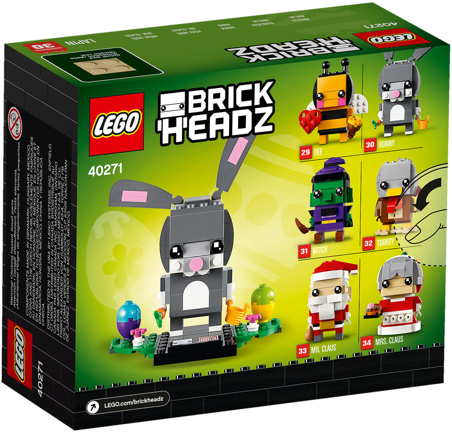 40271 LEGO Brickheadz - Coniglietto Di Pasqua