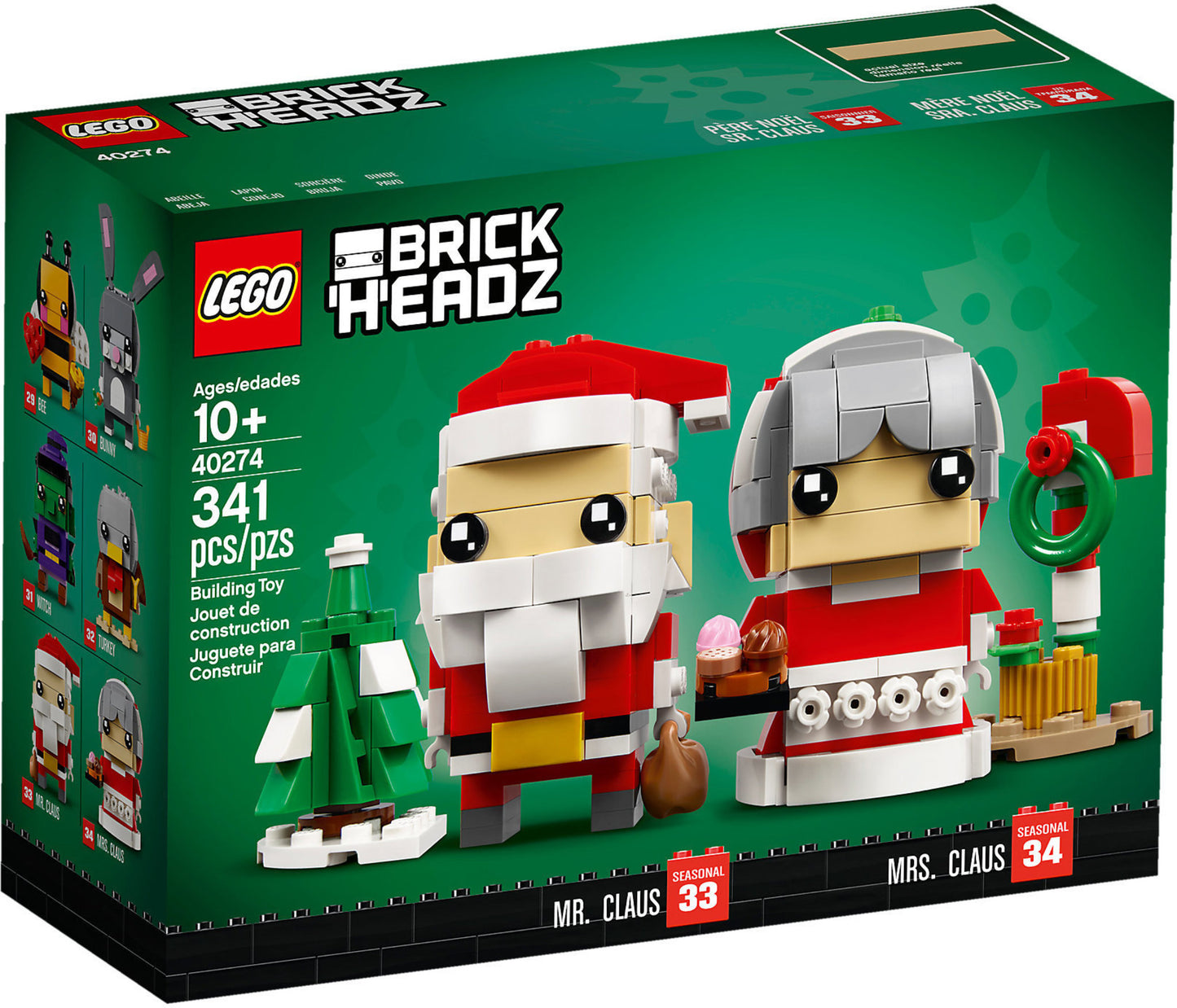 40274 LEGO Brickheadz - Mr. & Mrs. Claus