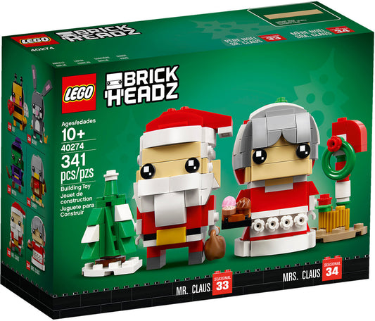 40274 LEGO Brickheadz - Mr. & Mrs. Claus