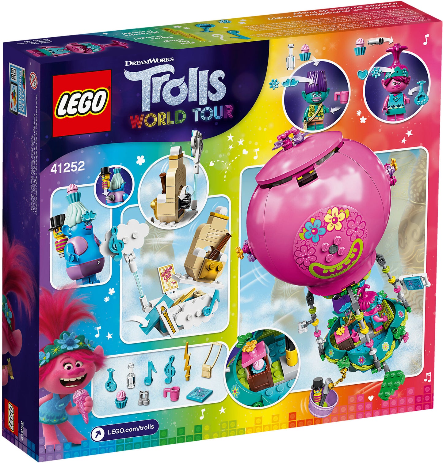 41252 LEGO Trolls World Tour - Avventura in Mongolfiera di Poppy