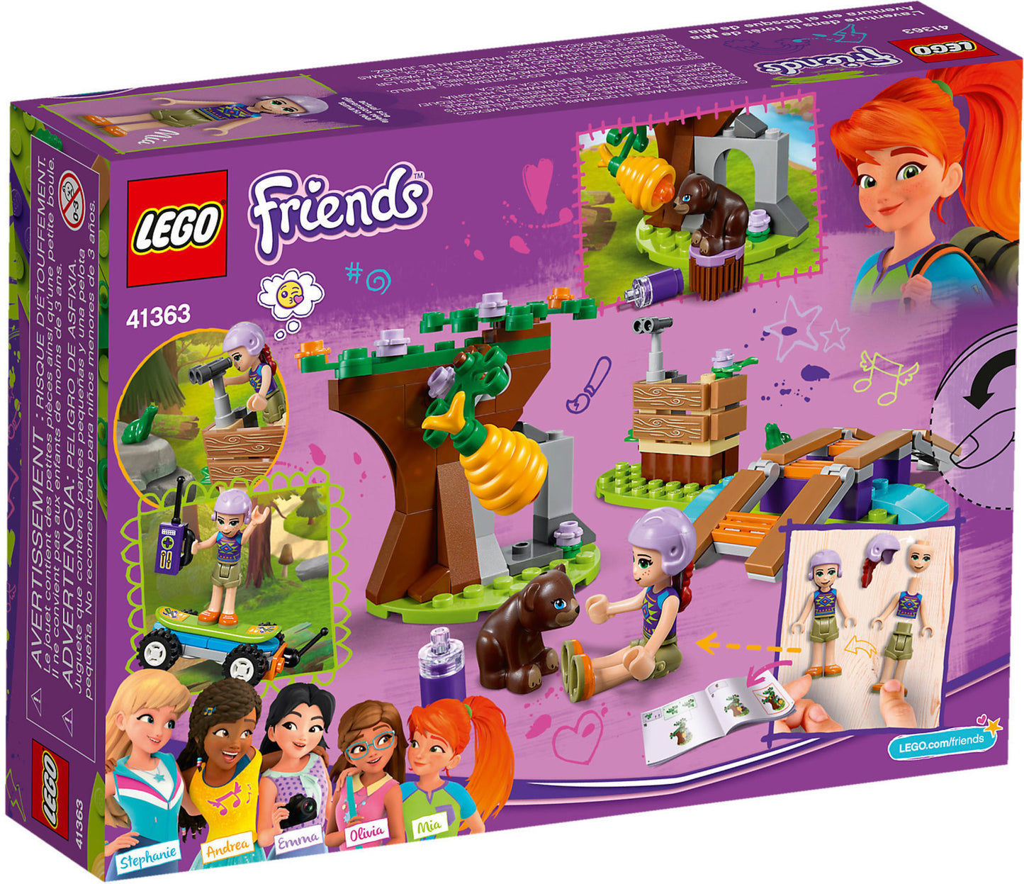 41363 LEGO Friends  - L'avventura Nella Foresta Di Mia