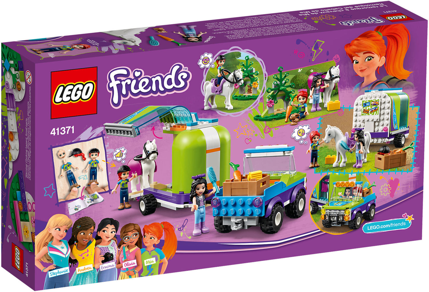 41371 LEGO Friends - Il Rimorchio dei Cavalli di Mia
