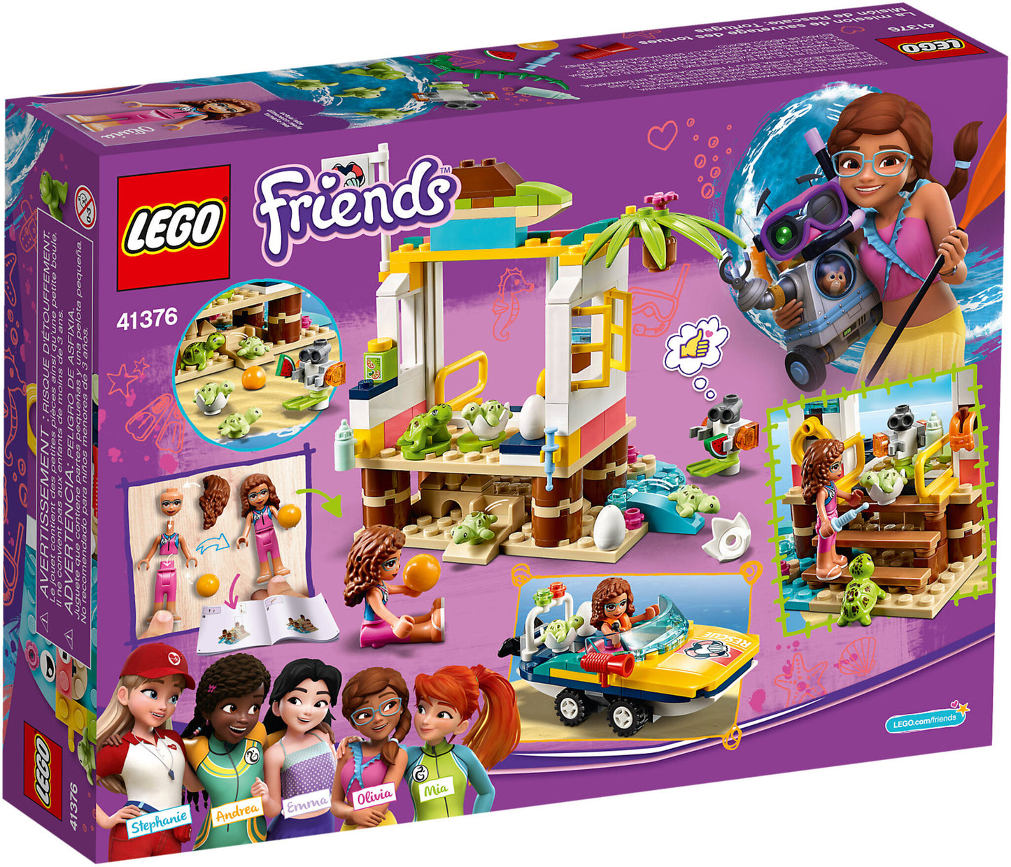 41376 LEGO Friends - La Missione di Soccorso delle Tartarughe