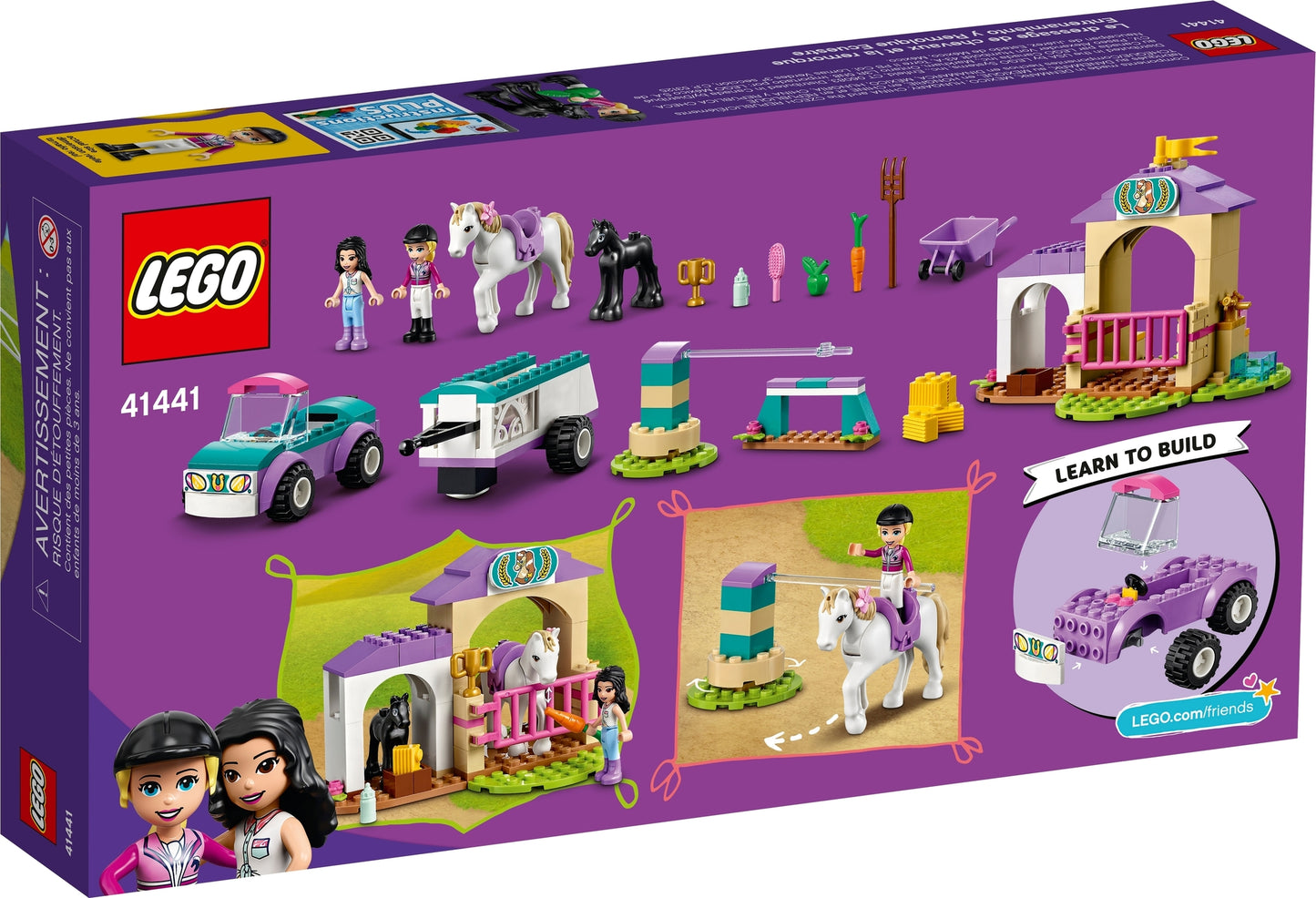 41441 LEGO Friends - Addestramento Equestre e Rimorchio