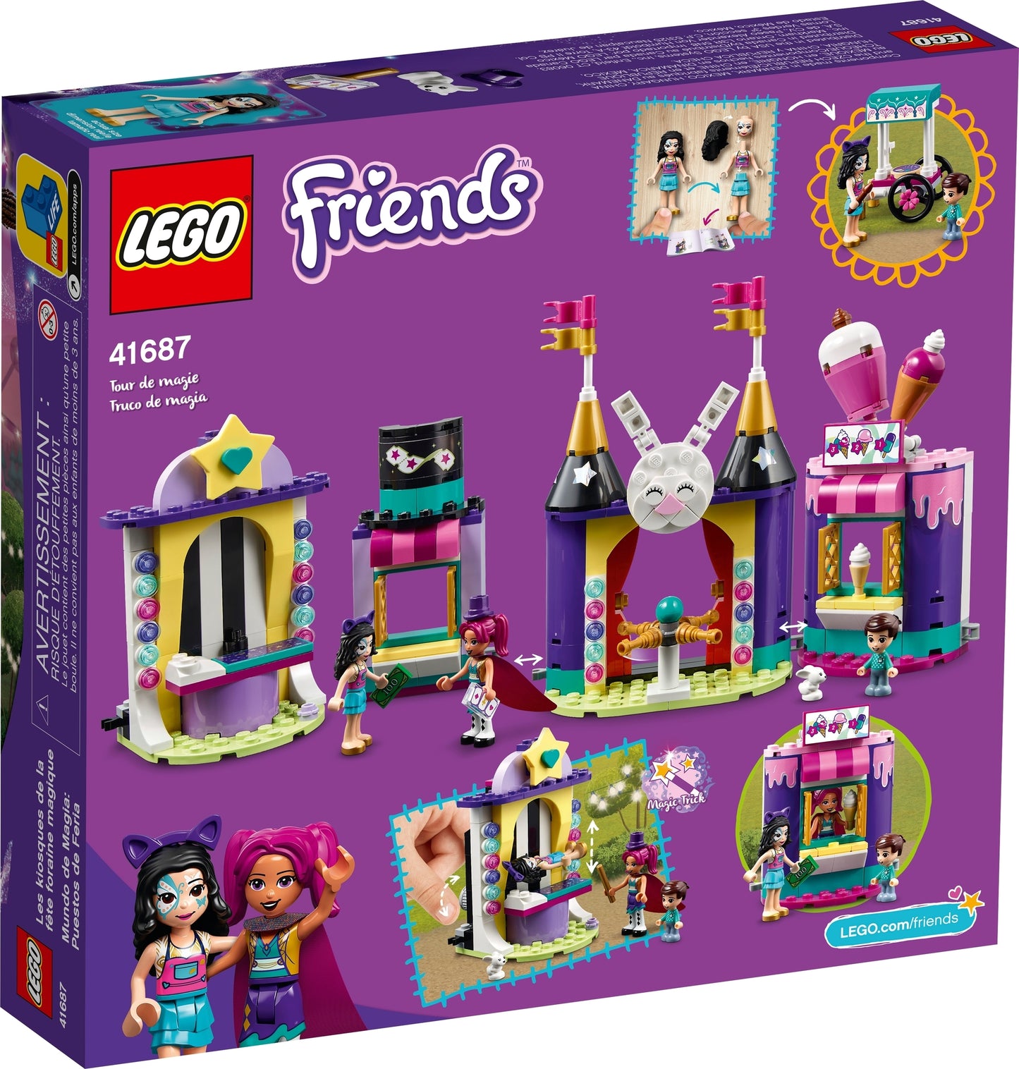 41687 LEGO Friends - Gli Stand del Luna Park Magico