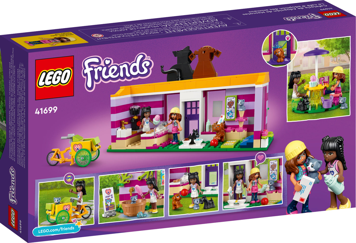 41699 LEGO Friends - Il caffè di adozione dei cuccioli
