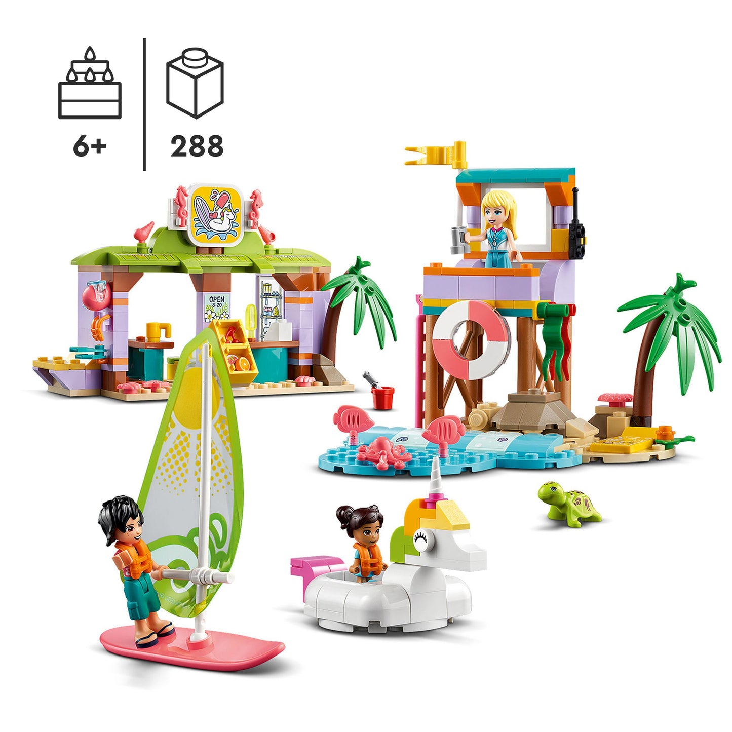 41710 LEGO Friends - Divertimento sulla spiaggia dei surfer