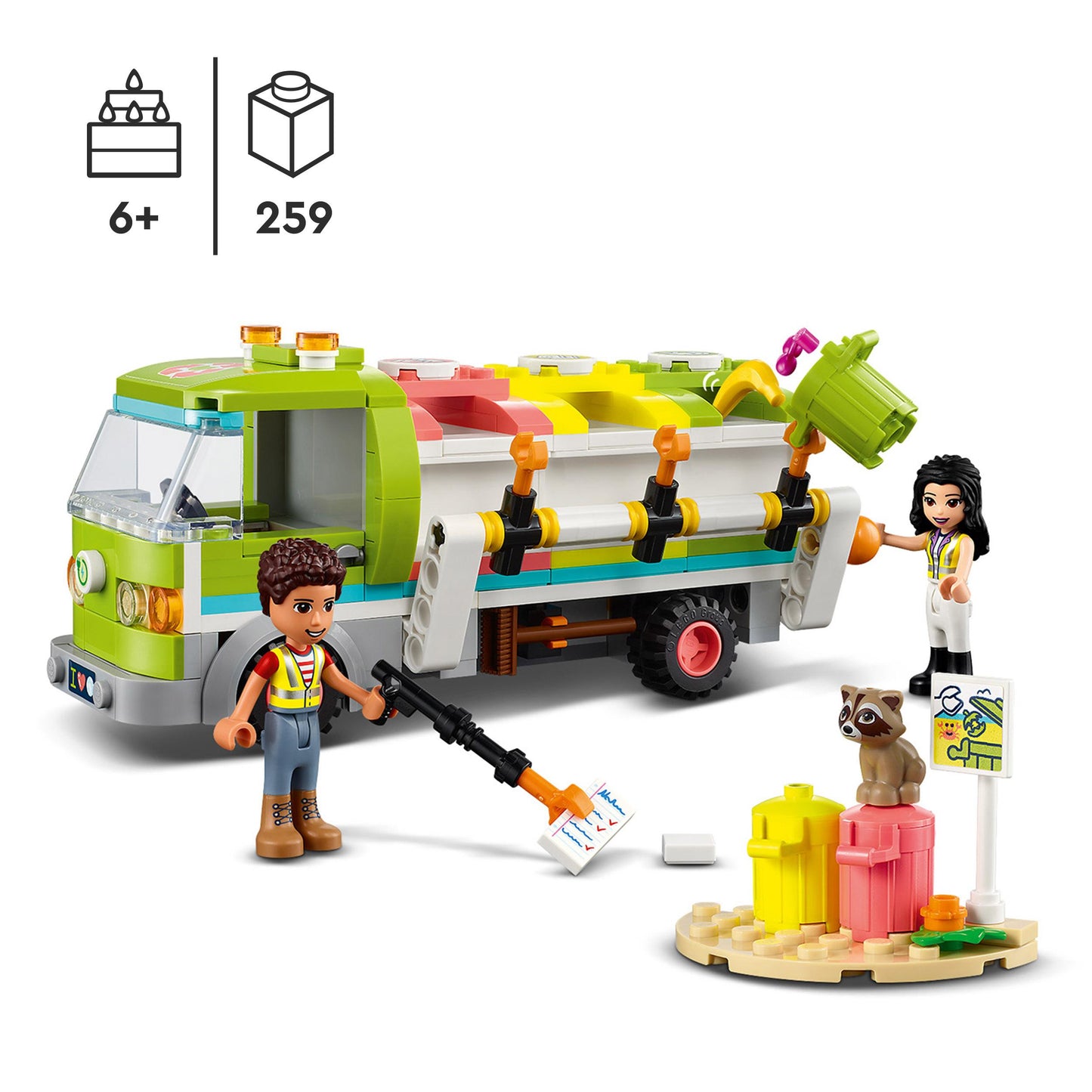 41712 LEGO Friends - Camion riciclaggio rifiuti