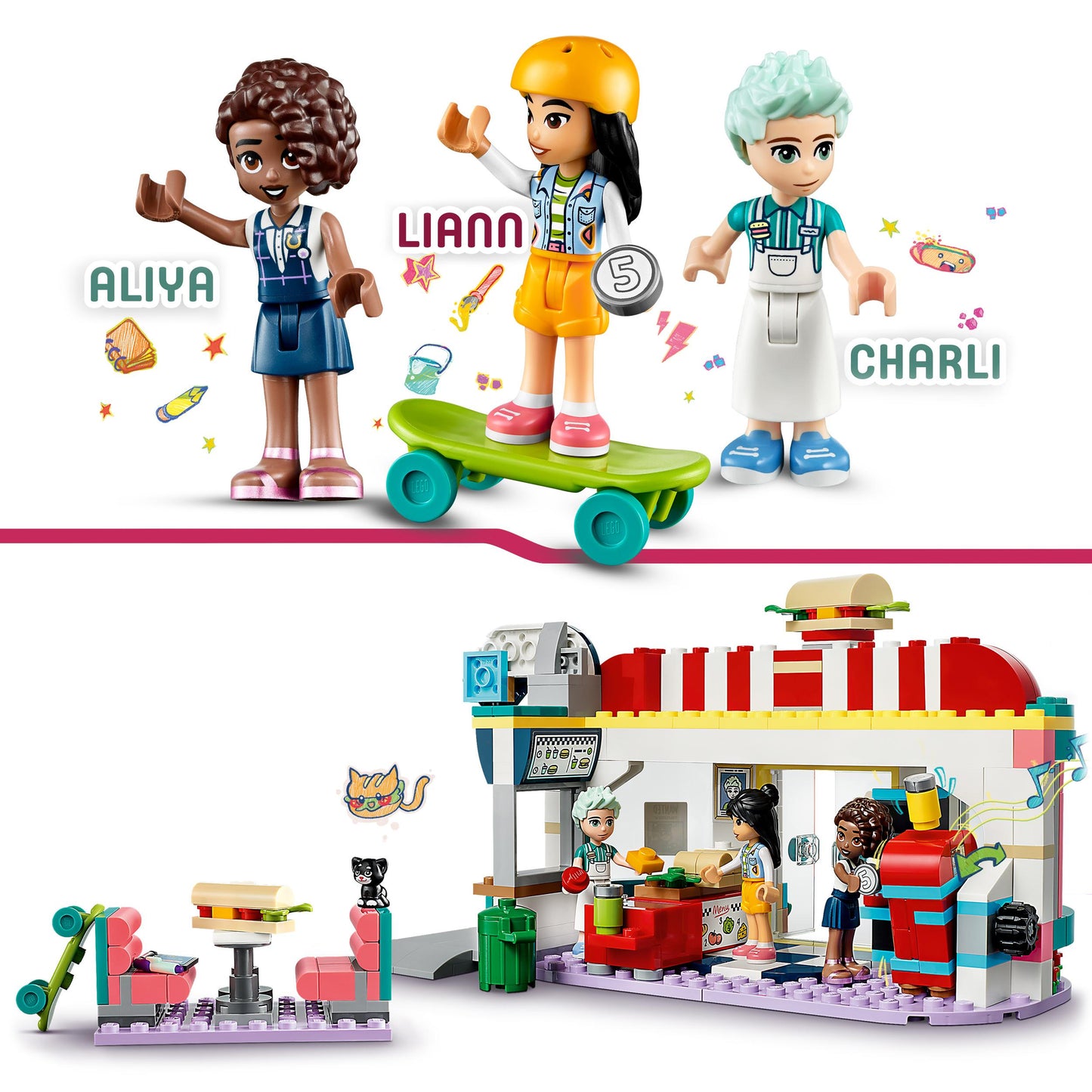 41728 LEGO Friends - Ristorante nel centro di Heartlake City