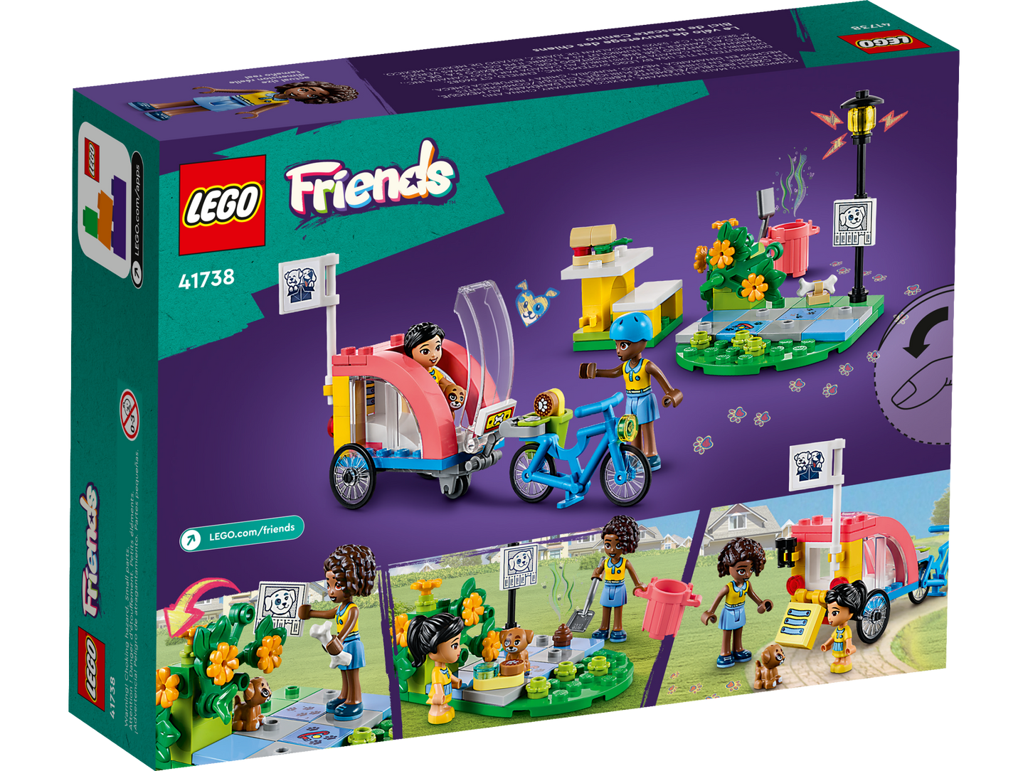 41738 LEGO Friends - Bici di soccorso dei cani