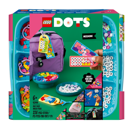 41949 LEGO Dots Extra - Multipack Bag Tag - Messaggi
