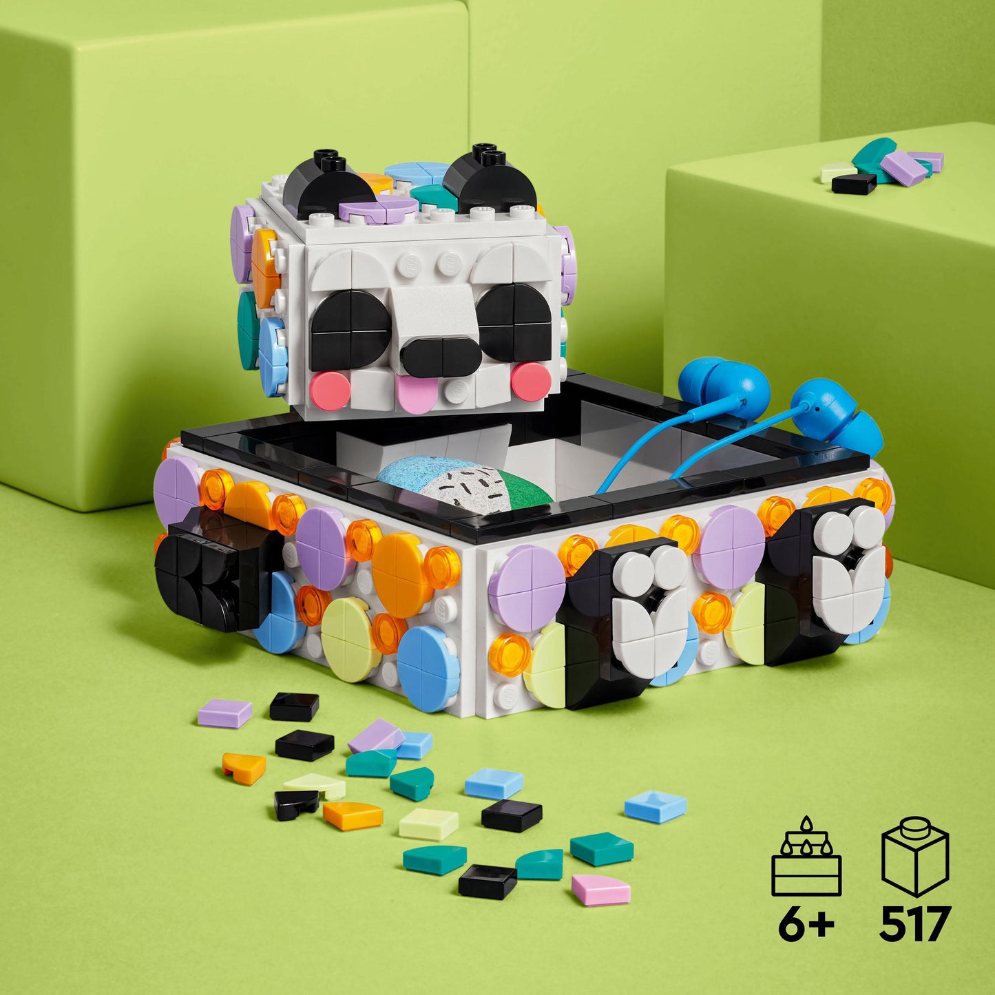 41959 LEGO Dots Il Simpatico Panda portaoggetti