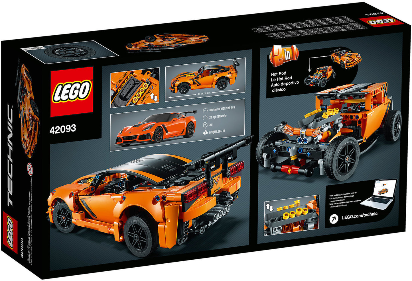 42093 LEGO Technic - Chevrolet Corvette Zr1