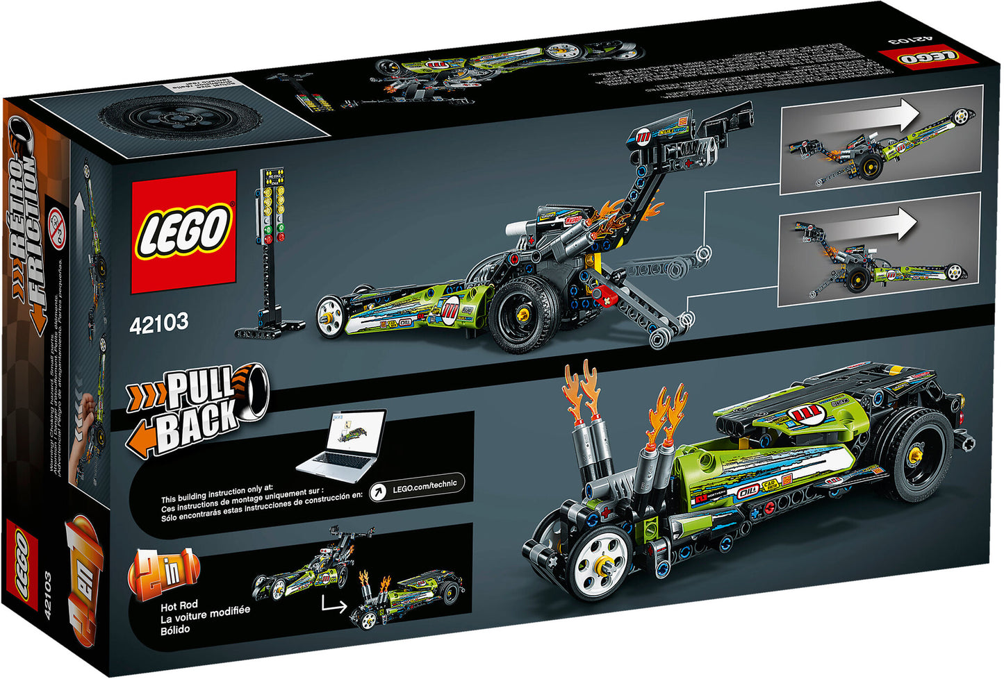 42103 LEGO Technic - Dragster